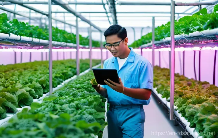 식품위생사와 관련된 학술 연구 - **Prompt:** A dynamic, high-tech food processing and distribution facility, showcasing seamless inte...